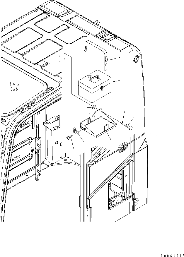 Схема запчастей Komatsu PC200-8 - АПТЕЧКА(№-) КАБИНА ОПЕРАТОРА И СИСТЕМА УПРАВЛЕНИЯ