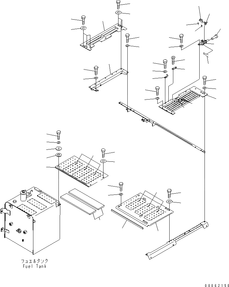 Схема запчастей Komatsu PC200-8 - КАБИНА COVER(№-) ЧАСТИ КОРПУСА