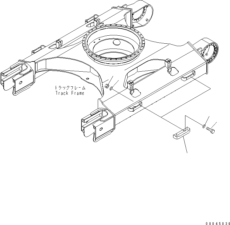 Схема запчастей Komatsu PC200-8 - ДОПОЛН. СТУПЕНИ (ДЛЯ ШИР. SHOE)(№-) РАЗНОЕ