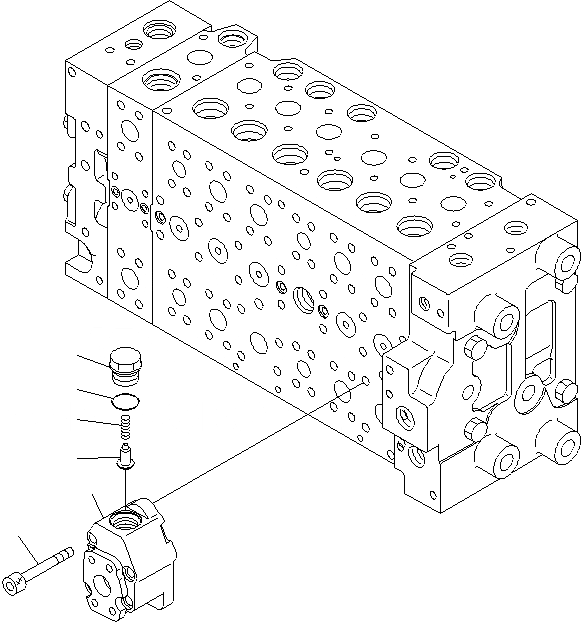 Схема запчастей Komatsu PC200-8 - ОСНОВН. КЛАПАН (-АКТУАТОР) (7/)(№-) ОСНОВН. КОМПОНЕНТЫ И РЕМКОМПЛЕКТЫ