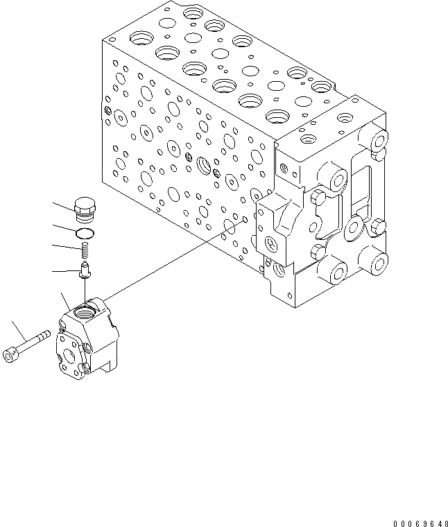 Схема запчастей Komatsu PC200-8 - ОСНОВН. КЛАПАН (-АКТУАТОР) (7/)(№-) ОСНОВН. КОМПОНЕНТЫ И РЕМКОМПЛЕКТЫ