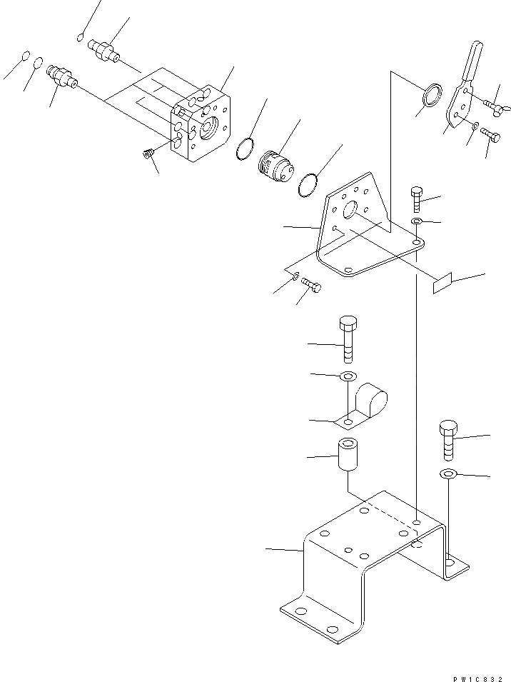 Схема запчастей Komatsu PC200-7-AP - MULTI PATTERN КЛАПАН (MULTI КЛАПАН) ( WAY) ГИДРАВЛИКА