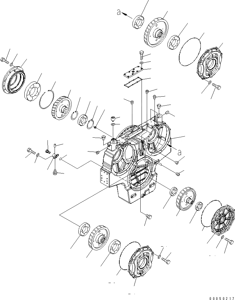 Схема запчастей Komatsu PC2000-8 - МЕХ-М ОТБОРА МОЩНОСТИ (МЕХ-М ОТБОРА МОЩН-ТИ В СБОРЕ)(№-) КОМПОНЕНТЫ ДВИГАТЕЛЯ