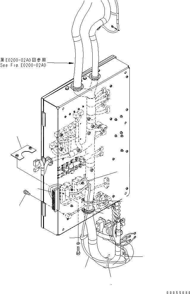 Схема запчастей Komatsu PC2000-8 - ДОПОЛН. ПРЕДОХРАНИТЕЛЬ TERMINAL(№-) ЭЛЕКТРИКА