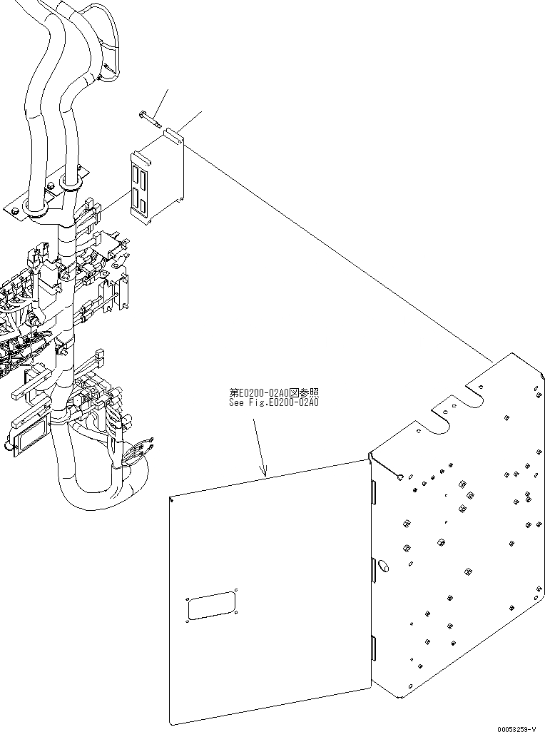 Схема запчастей Komatsu PC2000-8 - КОНТРОЛЛЕР (VHMS)(№-) ЭЛЕКТРИКА