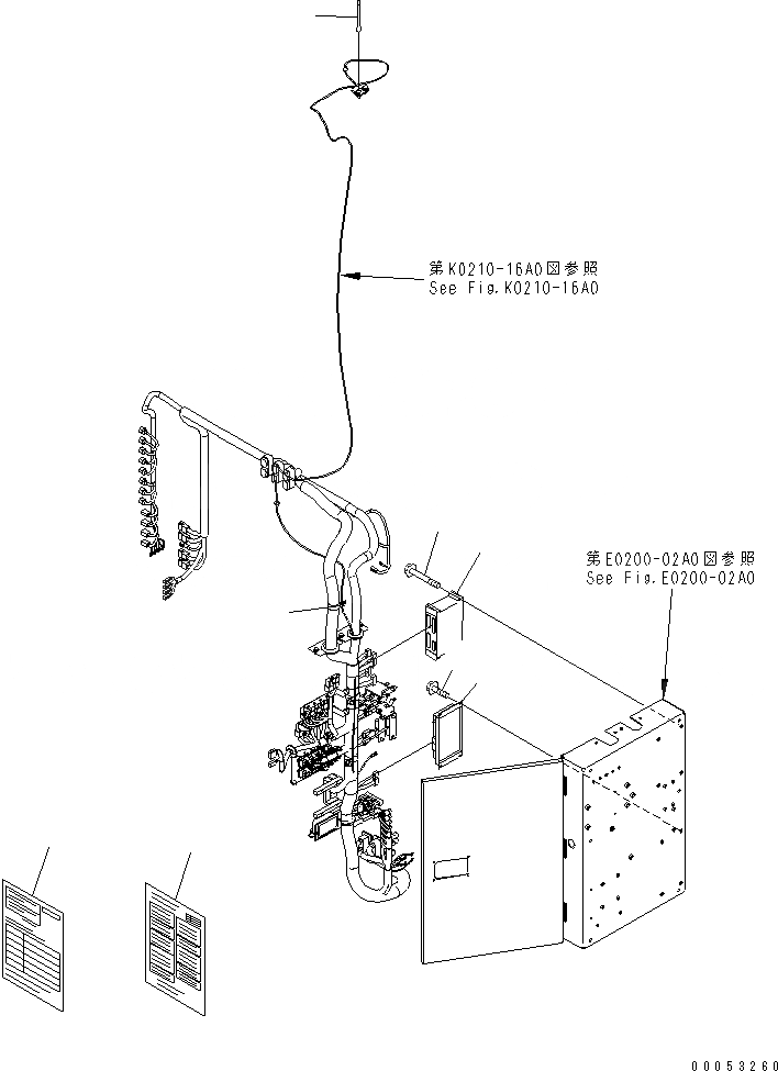 Схема запчастей Komatsu PC2000-8 - КОНТРОЛЛЕР (VHMS И ORBCOM)(№-) ЭЛЕКТРИКА