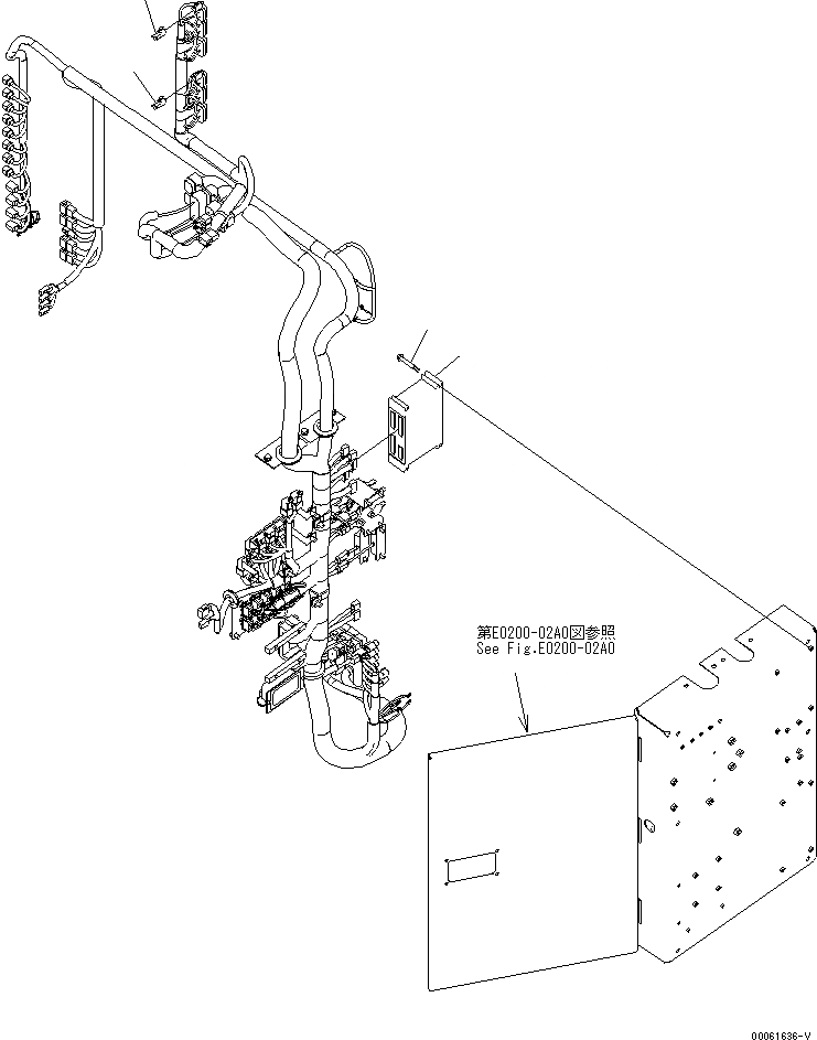 Схема запчастей Komatsu PC2000-8 - КОНТРОЛЛЕР (VHMS) (+ЯC СПЕЦ-Я.)(№-) ЭЛЕКТРИКА