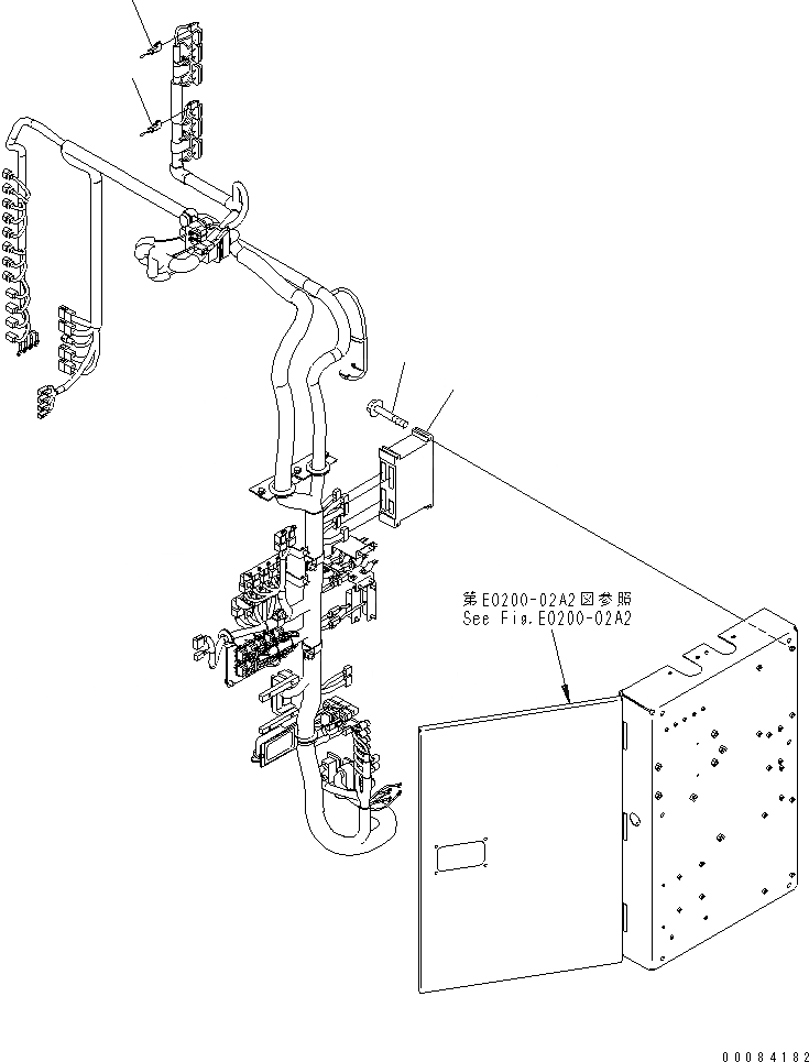 Схема запчастей Komatsu PC2000-8 - КОНТРОЛЛЕР (VHMS) (ДЛЯ ПОГРУЗ.) (+ЯC СПЕЦ-Я.)(№-) ЭЛЕКТРИКА