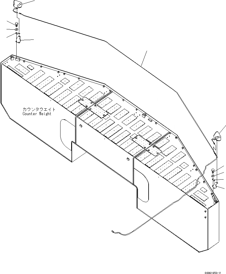 Схема запчастей Komatsu PC2000-8 - BACK ОСВЕЩЕНИЕ (С BACK МОНИТОР)(№-) ЭЛЕКТРИКА