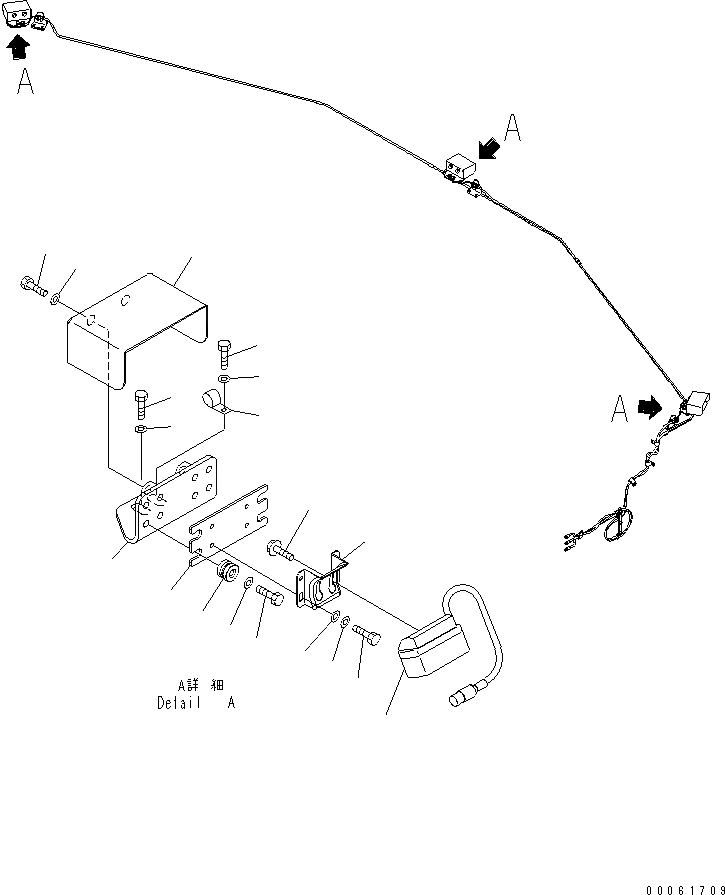 Схема запчастей Komatsu PC2000-8 - BACK МОНИТОР(№-) ЭЛЕКТРИКА