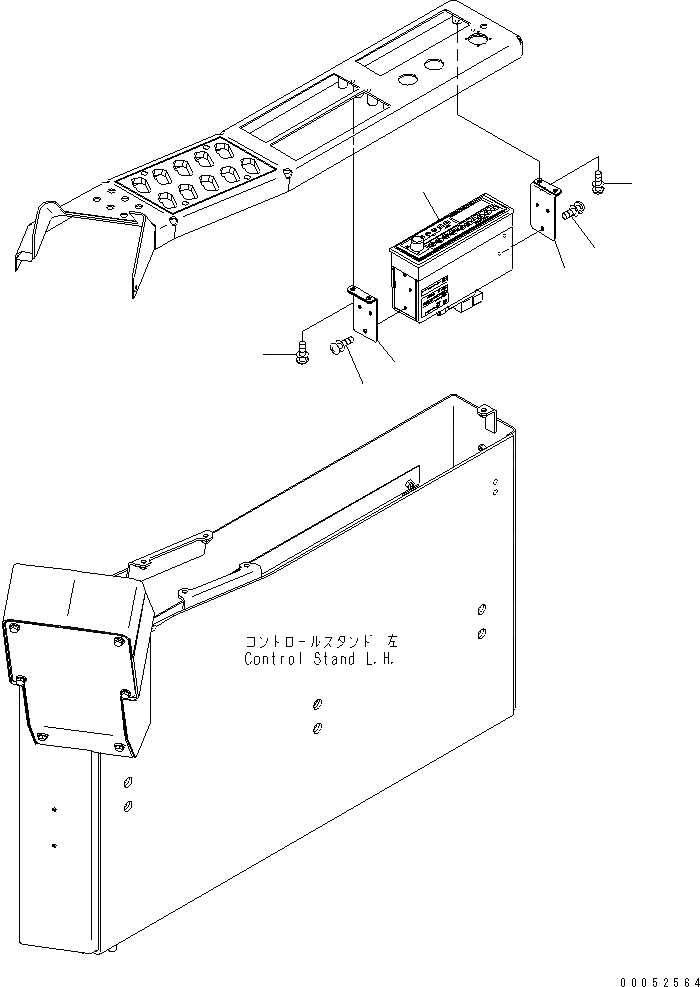 Схема запчастей Komatsu PC2000-8 - КАБИНА (РАДИО) (ДЛЯ США)(№-) КАБИНА ОПЕРАТОРА И СИСТЕМА УПРАВЛЕНИЯ