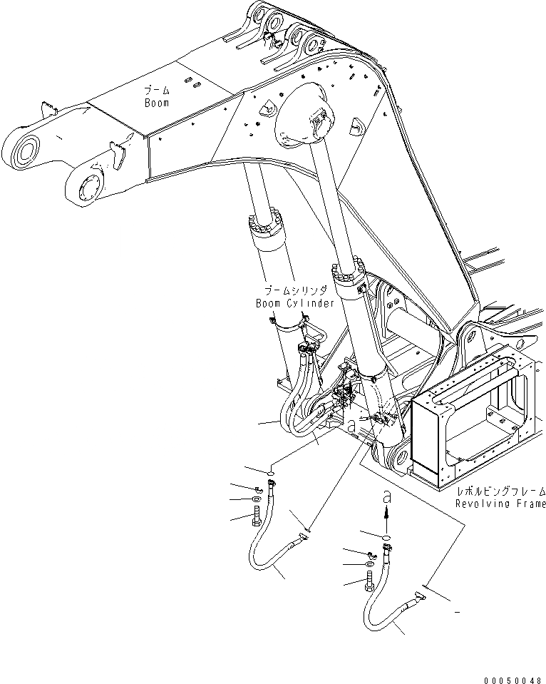 Схема запчастей Komatsu PC2000-8 - ЦИЛИНДР СТРЕЛЫ (ДЛЯ ЭКСКАВАТ.)(№-9) РАБОЧЕЕ ОБОРУДОВАНИЕ