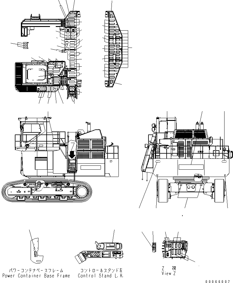 Схема запчастей Komatsu PC2000-8 - МАРКИРОВКА (ANTI SLIP) (ИНДОНЕЗИЯ) (МИГАЛКА)(№-) МАРКИРОВКА