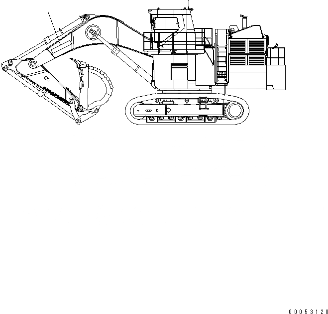 Схема запчастей Komatsu PC2000-8 - МАРКИРОВКА (СТРЕЛА) (ЛОГОТИП)(№-) МАРКИРОВКА