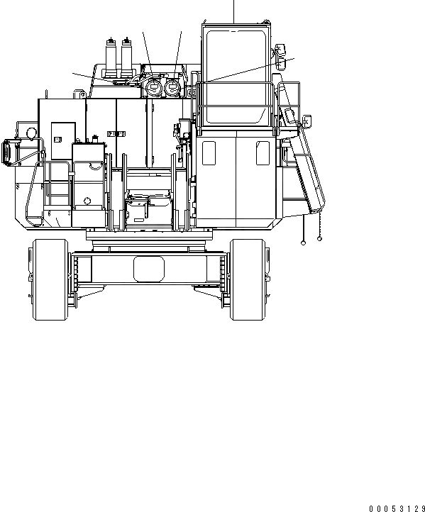 Схема запчастей Komatsu PC2000-8 - ПЛАСТИНА (ВОЗДУХООЧИСТИТЕЛЬ¤ ДВОЙНОЙ ЭЛЕМЕНТ) (АНГЛ.)(№-) МАРКИРОВКА