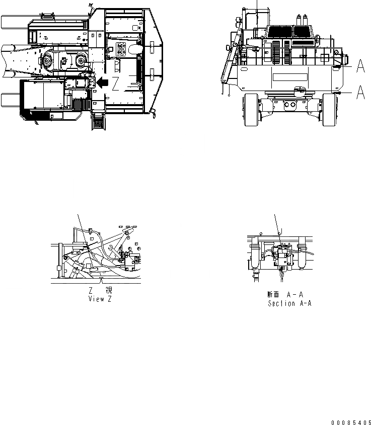 Схема запчастей Komatsu PC2000-8 - ПЛАСТИНА (ТОПЛИВН. БЫСТР. ЗАПРАВ. ПОЛН. ОПЦ.) (/) (ФРАНЦИЯ)(№-) МАРКИРОВКА