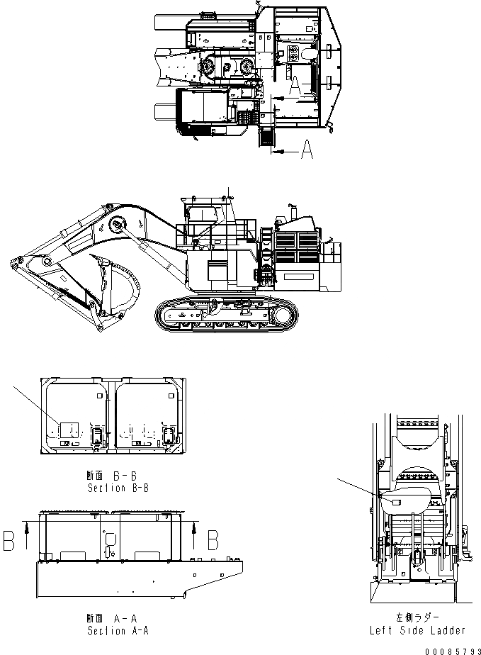 Схема запчастей Komatsu PC2000-8 - ПЛАСТИНА (SERVICE ЦЕНТР. ПОЛН. ОПЦ.) (/) (РОССИЯ)(№-) МАРКИРОВКА