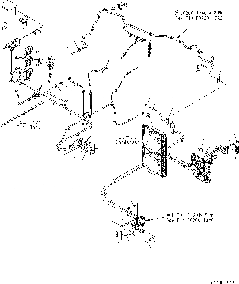 Схема запчастей Komatsu PC2000-8 - FLASHING И ЭЛЕМЕНТЫ (ЭЛЕМЕНТЫ) (ВРАЩ. ЭЛЕКТР.)(№-) РАЗНОЕ