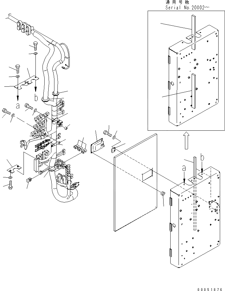 Схема запчастей Komatsu PC2000-8 - ЭЛЕКТРИКА (КАБИНА ОСНОВ.) (КОРПУС) (КРЕПЛЕНИЕ И УПЛОТНЕНИЯ)(№-9) ЭЛЕКТРИКА