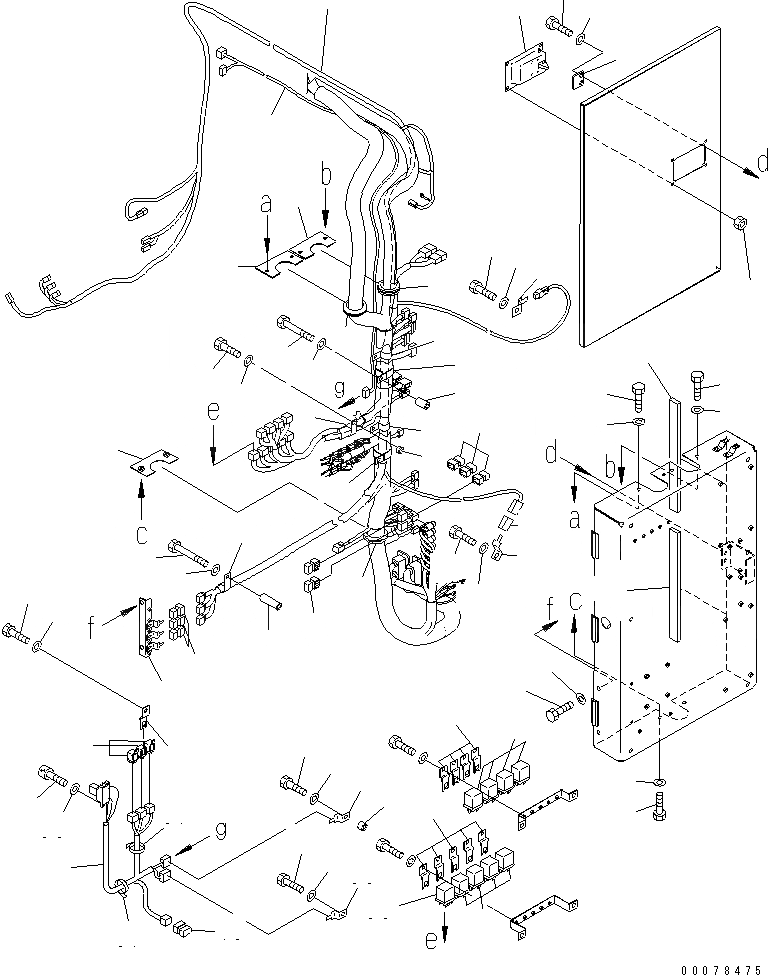 Схема запчастей Komatsu PC2000-8 - ЭЛЕКТРИКА (КАБИНА ОСНОВ.) (КОРПУС) (КРЕПЛЕНИЕ И УПЛОТНЕНИЯ) (ДЛЯ ПОГРУЗ.) (ДЛЯ ГИДРАВЛ ЛЕСТНИЦА)(№7-9) ЭЛЕКТРИКА