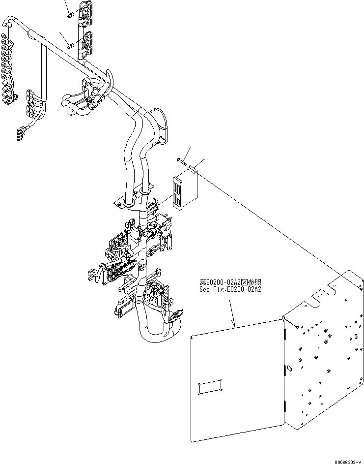 Схема запчастей Komatsu PC2000-8 - КОНТРОЛЛЕР (VHMS) (ДЛЯ ПОГРУЗ.)(№-) ЭЛЕКТРИКА