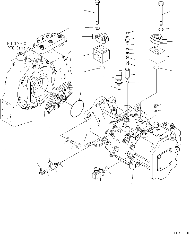 Схема запчастей Komatsu PC2000-8 - NO. ОСНОВН. НАСОС(№-) ГИДРАВЛИКА