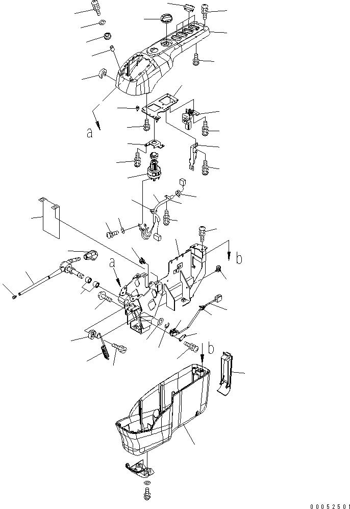 Схема запчастей Komatsu PC2000-8 - КАБИНА (УПРАВЛ-Е СТОЙКА) (КОНСОЛЬ) (ПРАВ.)(№-) КАБИНА ОПЕРАТОРА И СИСТЕМА УПРАВЛЕНИЯ