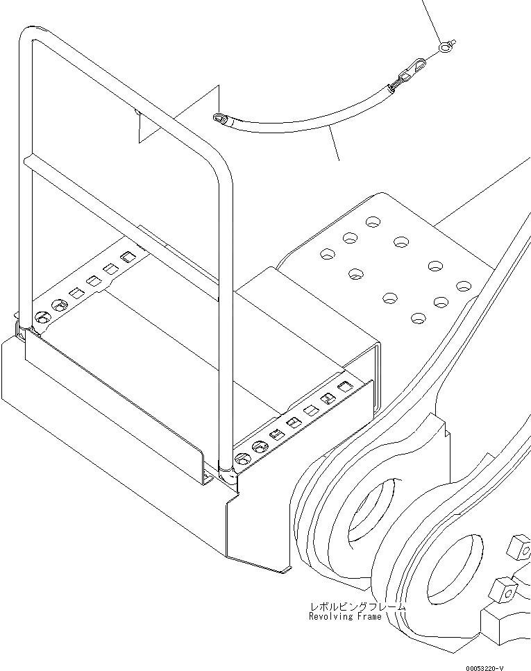 Схема запчастей Komatsu PC2000-8 - ПРАВ. КРЫШКА(COVER¤ ПРАВ.) (ЦЕПЬ)(№-) ЧАСТИ КОРПУСА