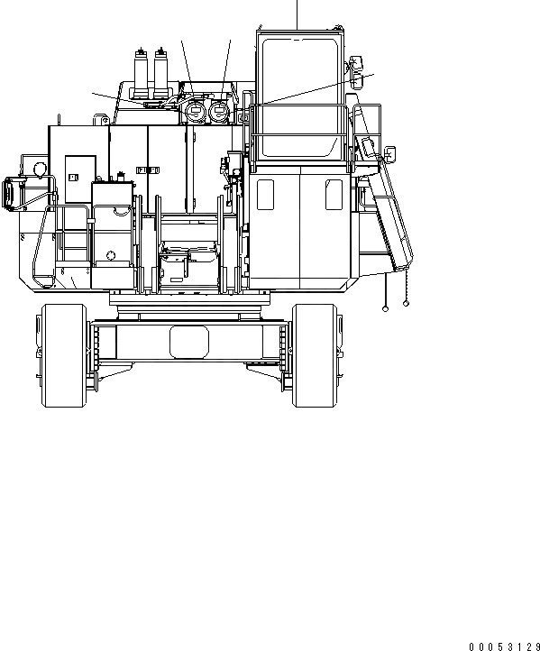 Схема запчастей Komatsu PC2000-8 - ПЛАСТИНА (ВОЗДУХООЧИСТИТЕЛЬ¤ ДВОЙНОЙ ЭЛЕМЕНТ) (РОССИЯ)(№-) МАРКИРОВКА