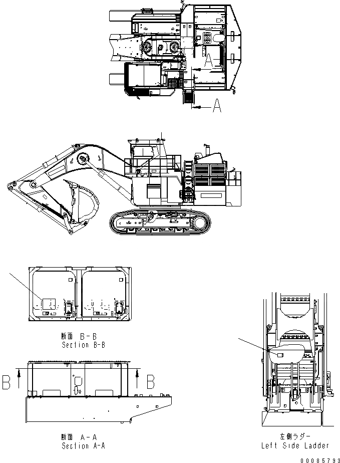 Схема запчастей Komatsu PC2000-8 - ПЛАСТИНА (SERVICE ЦЕНТР. ПОЛН. ОПЦ.) (/) (РОССИЯ)(№-) МАРКИРОВКА