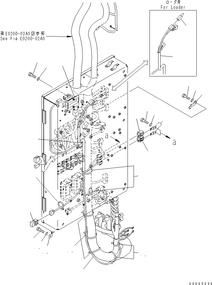 Схема запчастей Komatsu PC2000-8 - НАСОС СМАЗКИ (СМАЗ. REFILL С СИГНАЛИЗ-ЕЙ)(№-) РАЗНОЕ