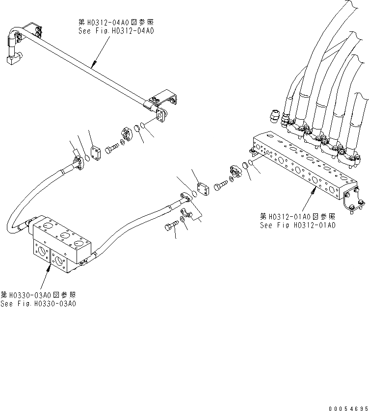 Схема запчастей Komatsu PC2000-8 - FLASHING И ЭЛЕМЕНТЫ (ЭЛЕМЕНТЫ) (ВОЗВРАТНАЯ ЛИНИЯ)(№-) РАЗНОЕ