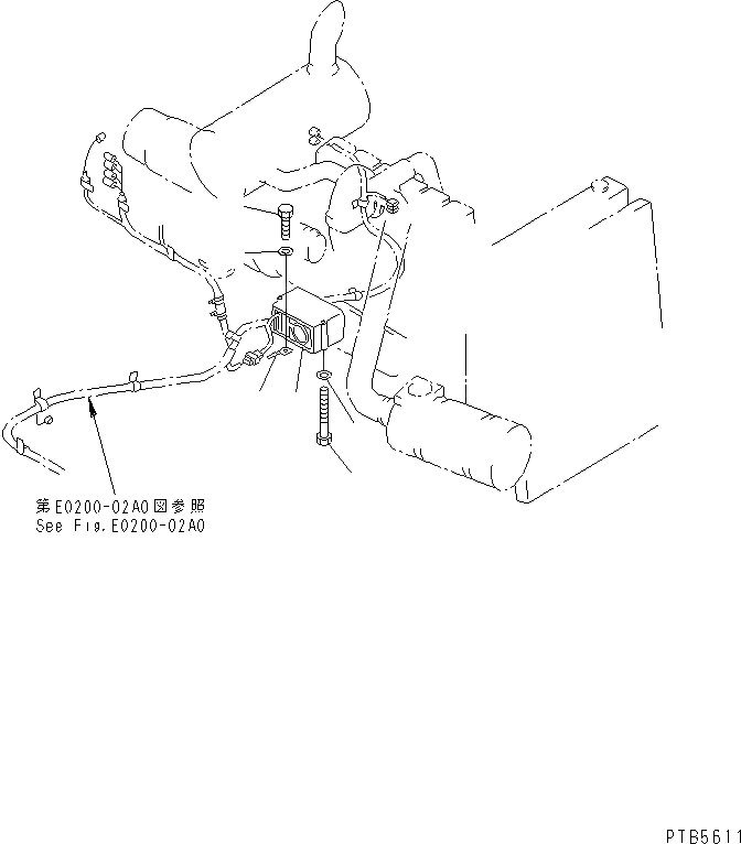 Схема запчастей Komatsu PC200EL-6K - СИГНАЛ ХОДА ЭЛЕКТРИКА