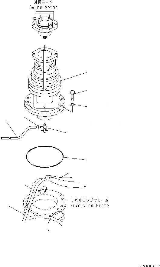 Схема запчастей Komatsu PC200EN-6K - МЕХАНИЗМ ПОВОРОТА И ЭЛЕМЕНТЫ КРЕПЛЕНИЯ(№K-) ПОВОРОТН. КРУГ И КОМПОНЕНТЫ