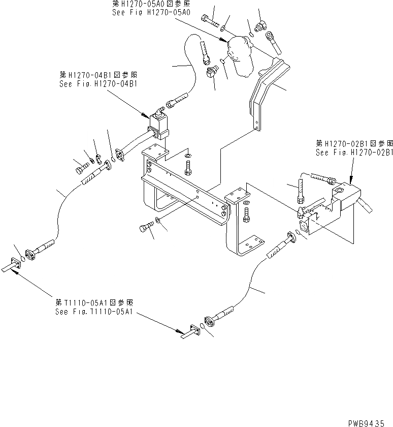 Схема запчастей Komatsu PC200LC-6 - НАВЕСНОЕ ОБОРУД-Е (ГИДРОМОЛОТ) (ВОЗВРАТ. ЛИНИЯ)(№77-8) ГИДРАВЛИКА