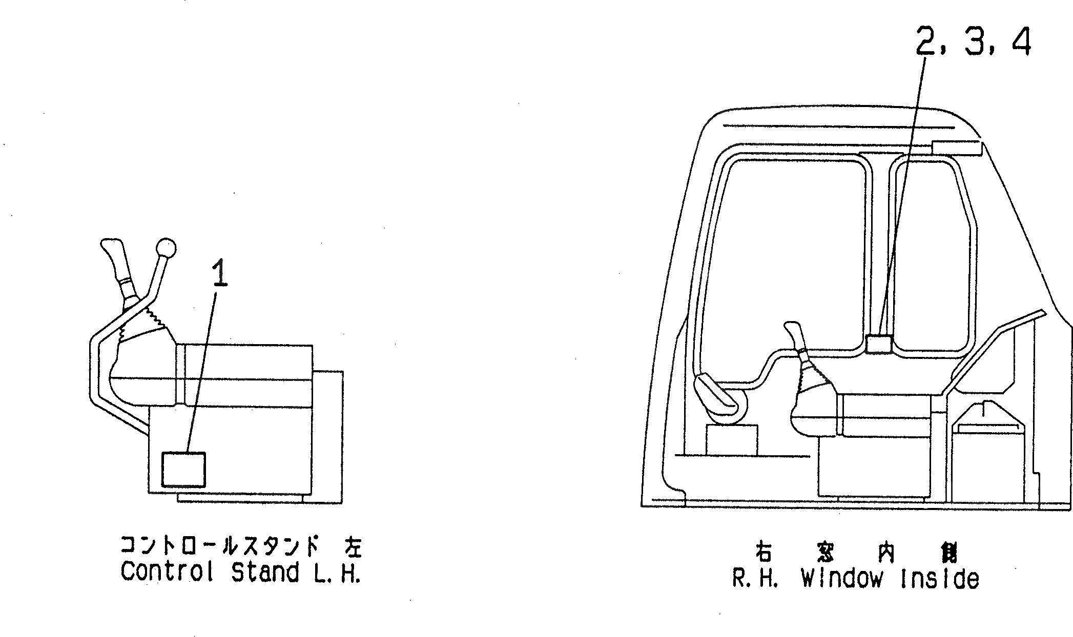 Схема запчастей Komatsu PC200LC-6 - МАРКИРОВКА (MULTI PATTERN) (АНГЛ.)(№8-9988) МАРКИРОВКА