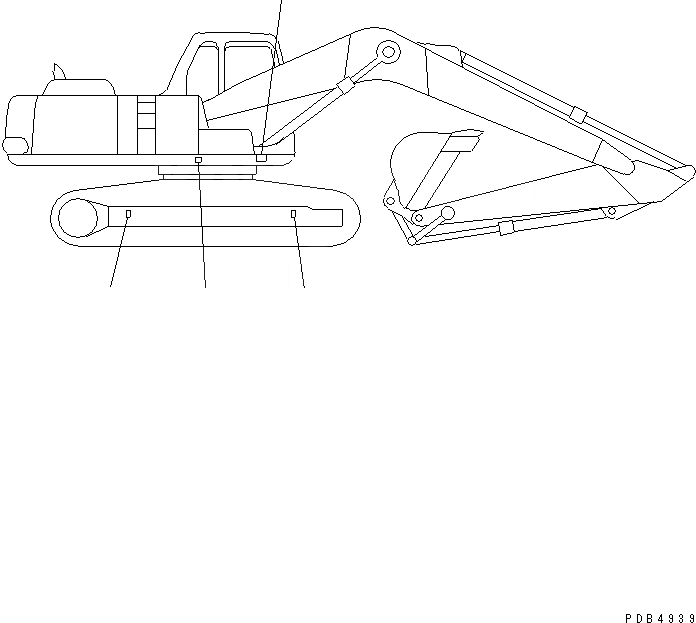 Схема запчастей Komatsu PC200LC-6J - ПЛАСТИНА (ОБСЛУЖ-Е MARK И INSTRUCTION)(№9-) МАРКИРОВКА