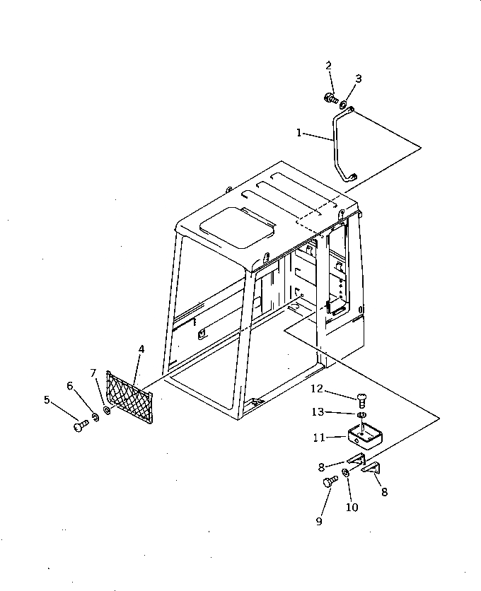 Схема запчастей Komatsu PC200LC-3 - КАБИНА (/) (REGULATION OF SWEDEN)(№-9) СПЕЦ. APPLICATION ЧАСТИ¤ МАРКИРОВКА¤ ИНСТРУМЕНТ И РЕМКОМПЛЕКТЫ