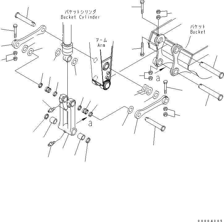 Схема запчастей Komatsu PC200LC-7 - РУКОЯТЬ (.9M) (СОЕДИНЕНИЕ КОВША) (С ДОПОЛН. ГИДРОЛИНИЕЙ) (ДЛЯ СЕВ. АМЕРИКИ)(№79-787) РАБОЧЕЕ ОБОРУДОВАНИЕ