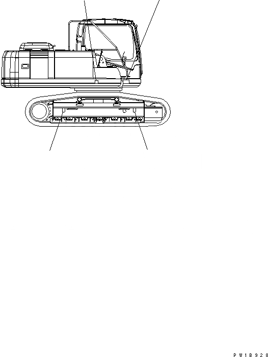 Схема запчастей Komatsu PC200LC-7-BP - ПЛАСТИНА (ПОГРУЗ. RATING CHART) (ЯПОН.) МАРКИРОВКА