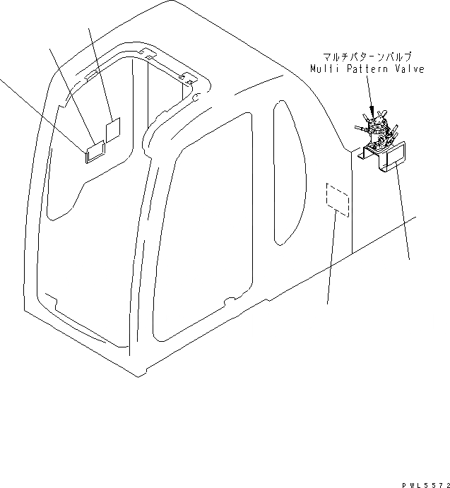 Схема запчастей Komatsu PC200SC-6 - МАРКИРОВКА (MULTI PATTERN) (ЯПОН.)(№-) МАРКИРОВКА