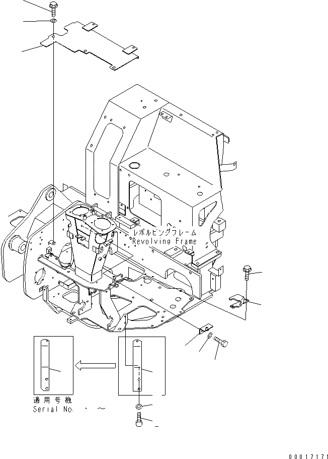 Схема запчастей Komatsu PC20UU-3 - ОСНОВН. КОНСТРУКЦИЯ (ПОЛ КАБИНЫ¤ ПЕРЕДН.) КАБИНА ОПЕРАТОРА И СИСТЕМА УПРАВЛЕНИЯ