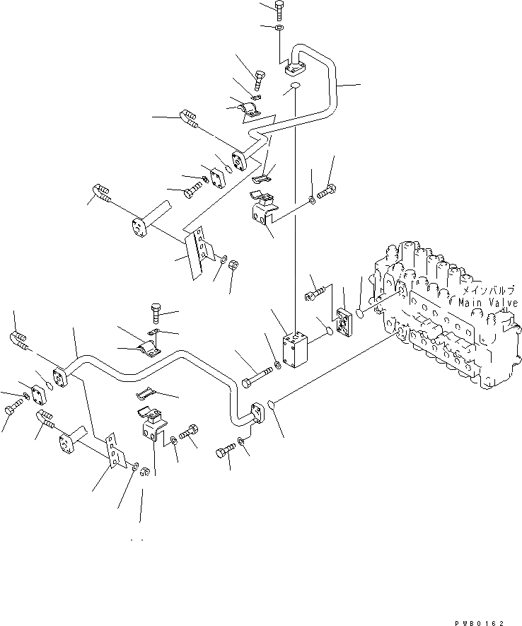 Схема запчастей Komatsu PC210-6G - НАВЕСНОЕ ОБОРУД-Е ( АКТУАТОР) ГИДРАВЛИКА