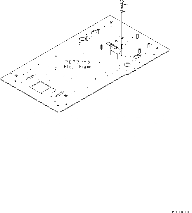 Схема запчастей Komatsu PC210-7-CA - ОСНОВН. КОНСТРУКЦИЯ (БЕЗ KOMTRAX) КАБИНА ОПЕРАТОРА И СИСТЕМА УПРАВЛЕНИЯ