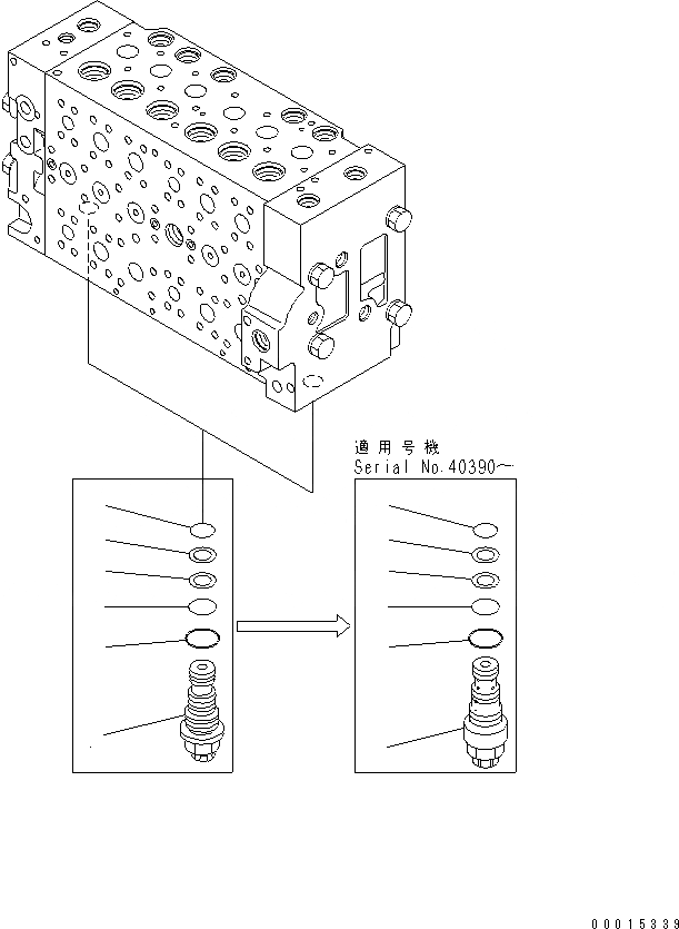 Схема запчастей Komatsu PC210-7-CA - ОСНОВН. КЛАПАН (8/) ОСНОВН. КОМПОНЕНТЫ И РЕМКОМПЛЕКТЫ