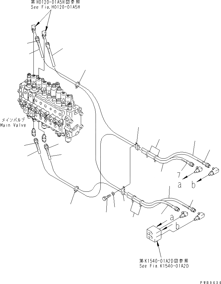 Схема запчастей Komatsu PC210-6 - ОСНОВН. ЛИНИЯ PPC (ОСНОВН. ЛИНИЯ PPCS) ( АКТУАТОР)(№-) ГИДРАВЛИКА