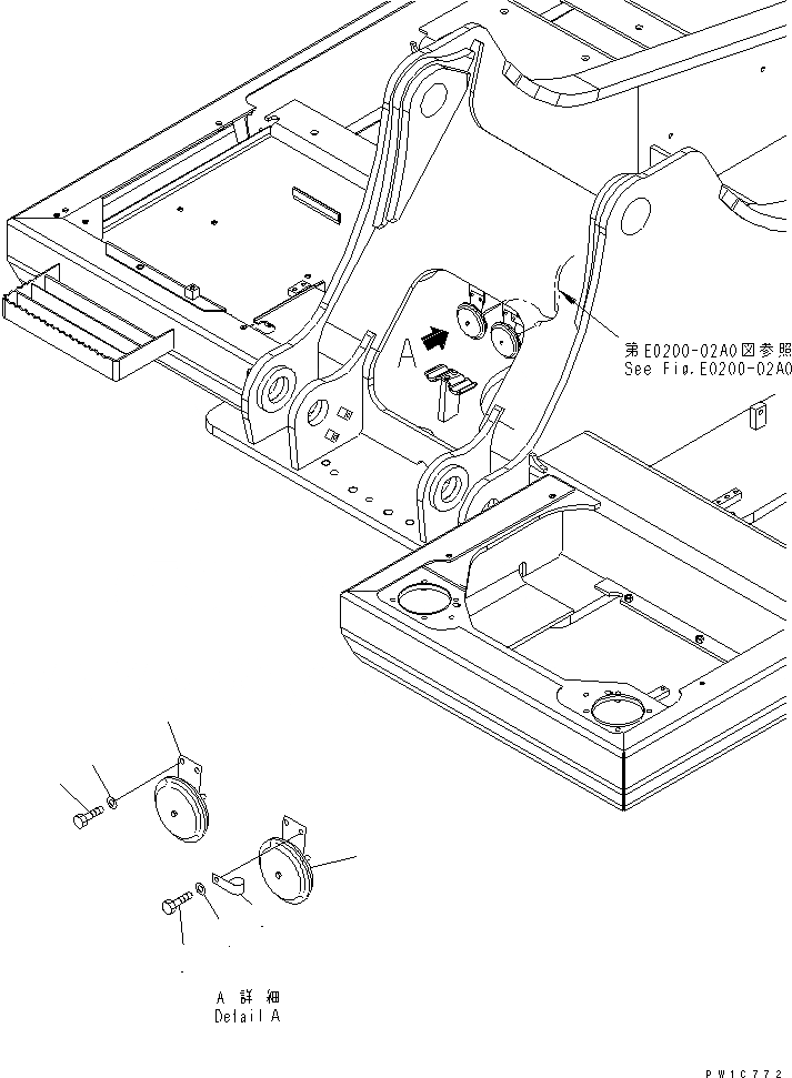 Схема запчастей Komatsu PC210LC-7K - ЗВУК. СИГНАЛ. ЭЛЕКТРИКА