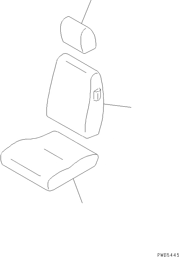 Схема запчастей Komatsu PC210LC-6 - СИДЕНЬЕ ОПЕРАТОРА COVER(№9-) КАБИНА ОПЕРАТОРА И СИСТЕМА УПРАВЛЕНИЯ