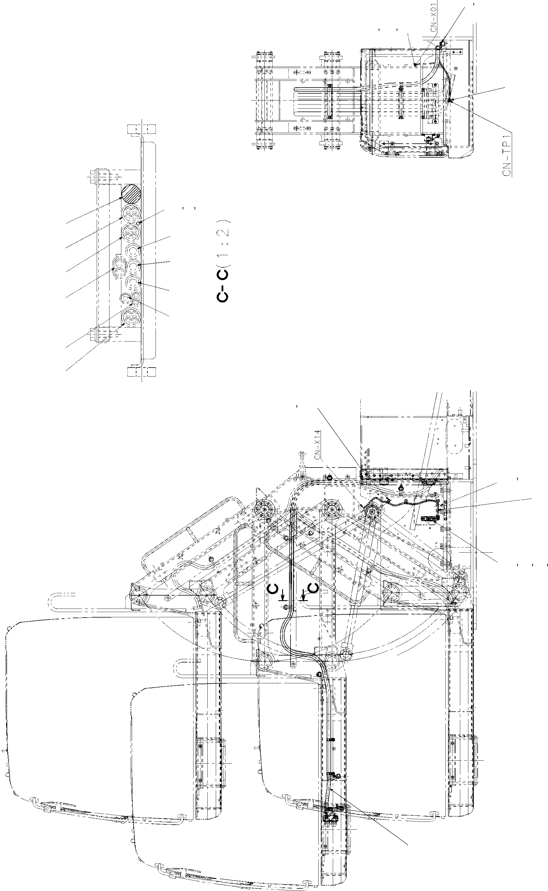 Схема запчастей Komatsu PC210MH-8 - Э/ПРОВОДКА ГРУППА (LIFT КАБИНА) TABLE OF CONTENTS PCMH-8