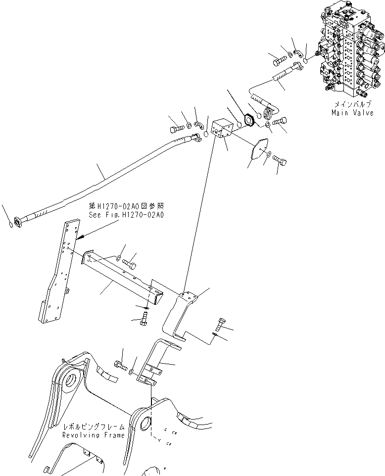 Схема запчастей Komatsu PC210MH-8 - НАВЕСНОЕ ОБОРУД-Е (ОСНОВН. ЛЕВ.) TABLE OF CONTENTS PCMH-8